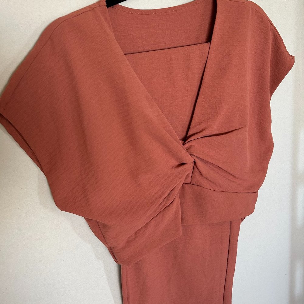 crop top pant set